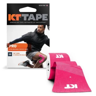 KT Tape Pro Precut 5 mtr 20 strips - Pink Roze