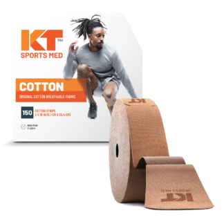 KT Tape Original Cotton Jumbo Precut 38 mtr / 150 strips - Beige